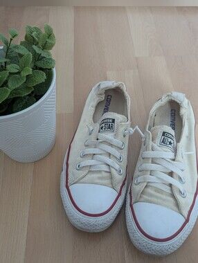 Women's Converse Low Top Canvas Sneakers x1